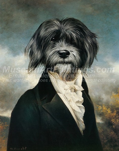 Dog Oil Paintings 026