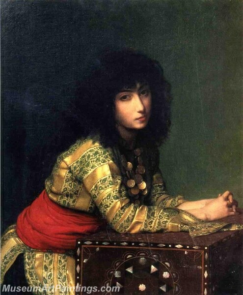Egyptian Girl Painting