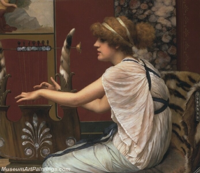 Erato at Her Lyre Painting