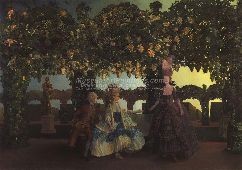 Evening by Konstantin Somov