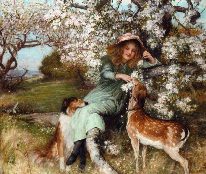 Faire Pledges of a Fruitful Tree by Robert Walker Macbeth