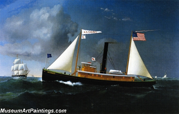 Famous Boat Paintings The AC Cheney
