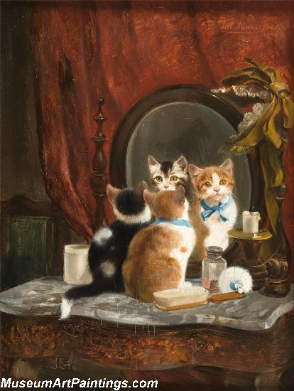 Famous Cat Paintings Mirror Mirror