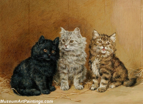 Famous Cat Paintings Three Cats