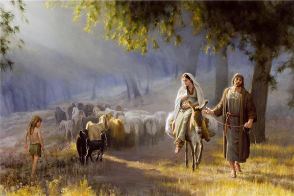 Famous Christmas Paintings Journey to Bethlehem