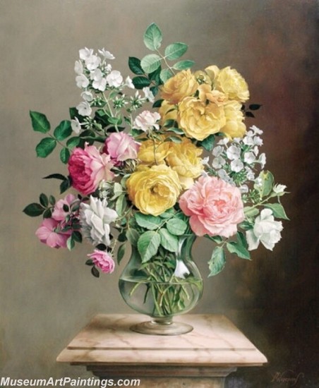 Famous Classical Flower Oil Paintings 009
