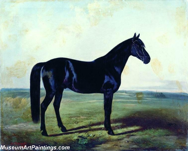 Famous Horse Painting The Black Horse