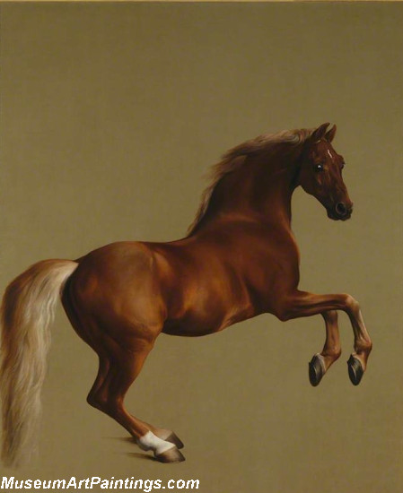 Famous Horse Painting Whistlejacket by George Stubbs