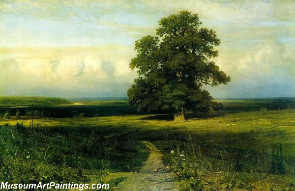 Famous Landscape Paintings In the middle of flat valley