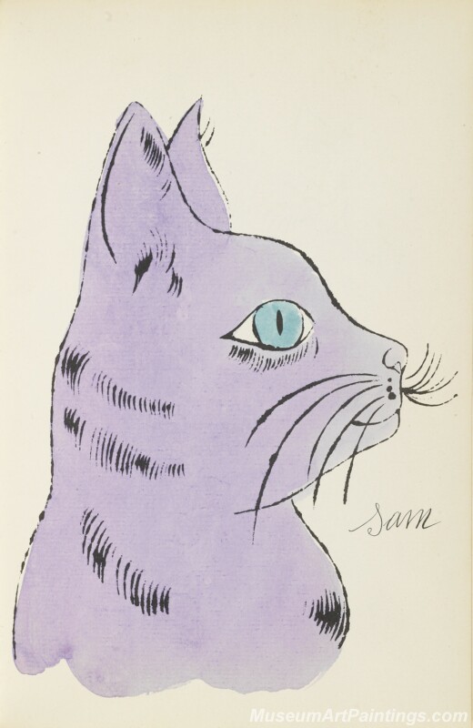 Famous Pop Art Paintings Cats by Andy Warhol PAP341