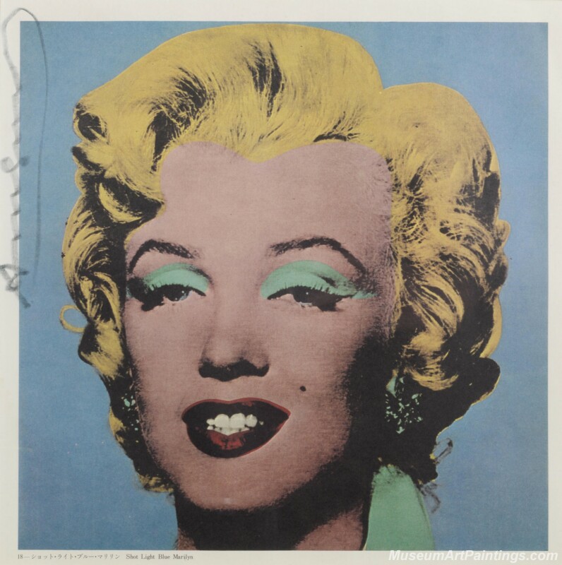 Famous Pop Art Paintings Marilyn Monroe by Andy Warhol PAP67