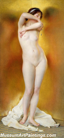 Famous Women Nude Painting Glow of Gold Gleam of Pearl