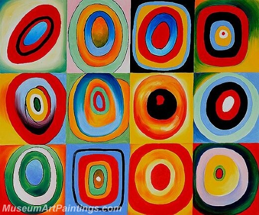 Farbstudie quadrate iii Painting