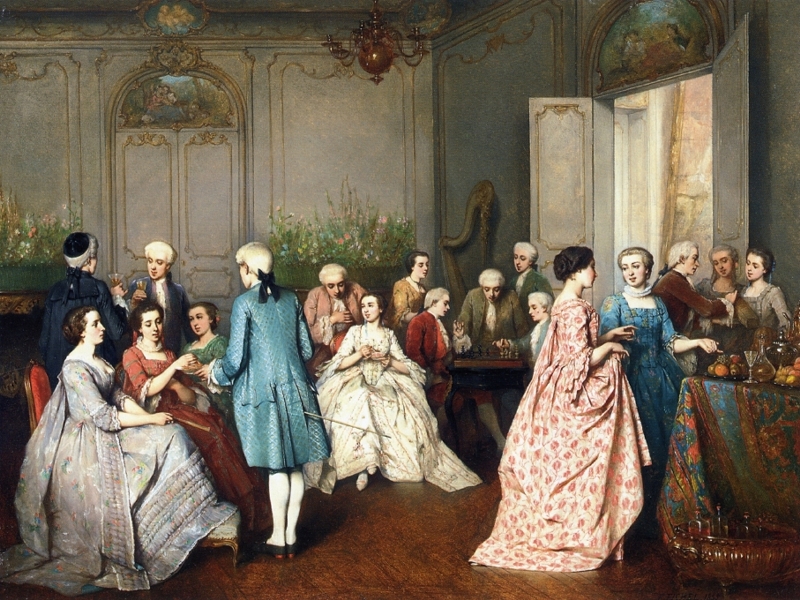 Fashionable Soiree by Benjamin Eugene Fichel