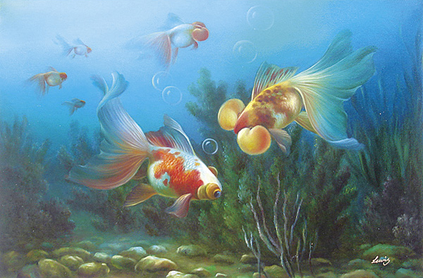 Fish Oil Paintings 019
