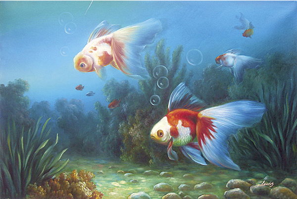 Fish Oil Paintings 021