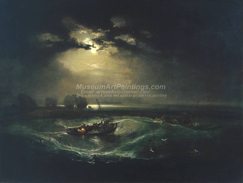 Fishermen at Sea by Joseph Mallord William Turner