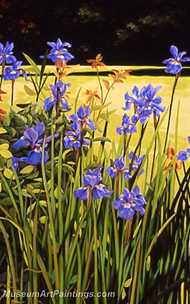 Flower Garden Oil Painting 020