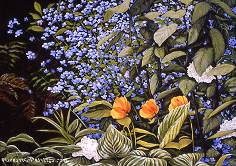 Flower Garden Oil Painting 022