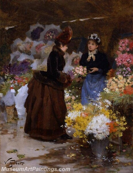 Flower Market Painting