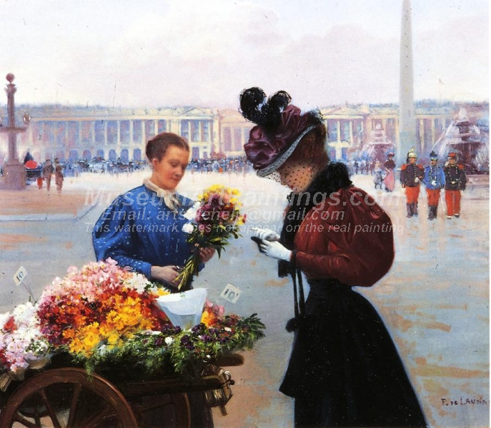 Flower Merchant Place de la Concorde Paris