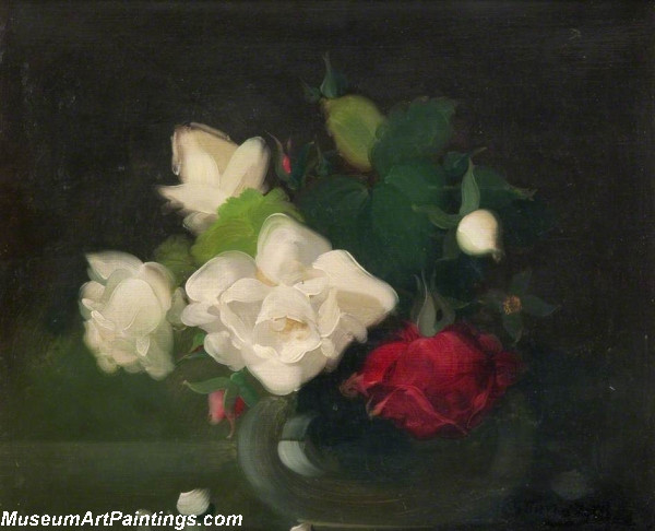 Flower Oil Painting Roses 1