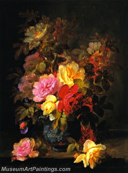 Flower Painting Roses Paintings