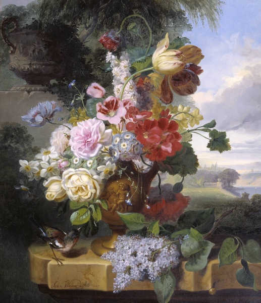 Flower piece by John Wainwright