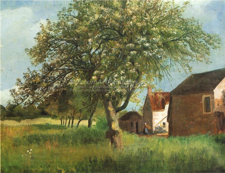 Flowering Tree in Cernay la Ville by Kitty Kielland