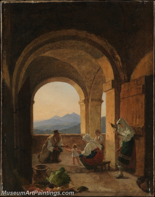 Franz Ludwig Catel First Steps Painting