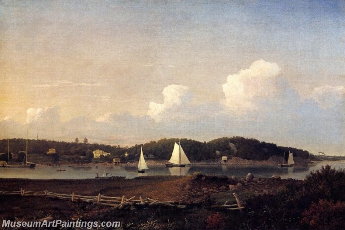 Fresh Water Cove from Dollivers Neck Glouster Painting