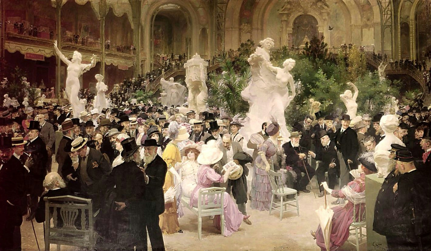 Friday at the French Artists Salon by Jules Alexandre Grun