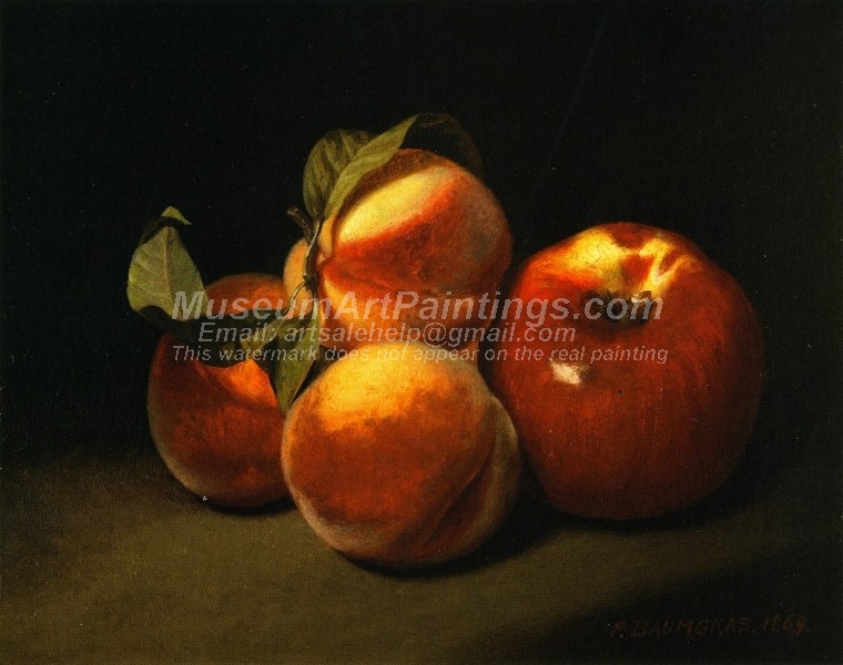 Fruit Oil Paintings Still Life of Apples and Peaches