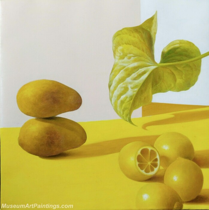 Fruit Painting Lemons and Mangos