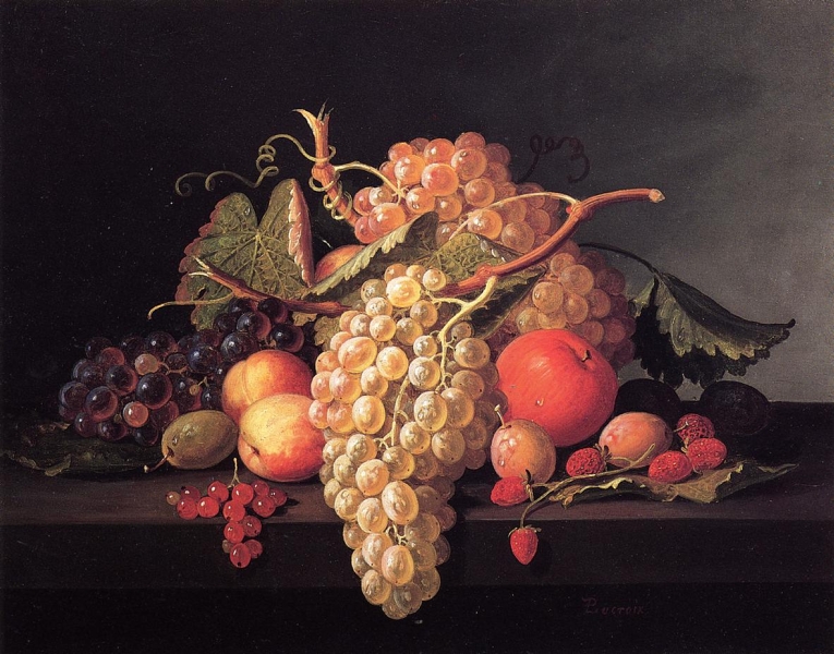 Fruit Still Life by Paul Lacroix