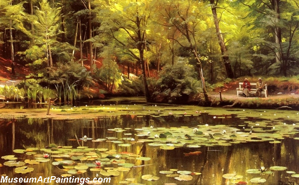 Garden Painting Waterlilies