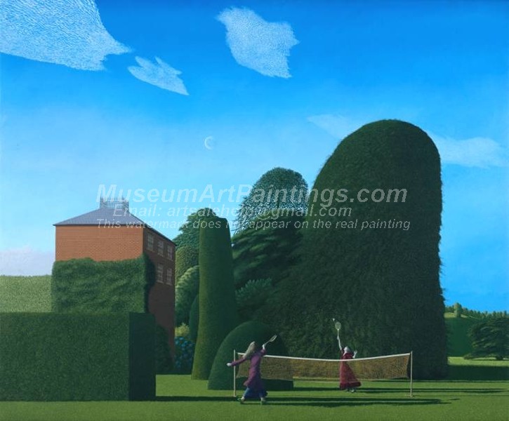Garden Paintings The Badminton Game