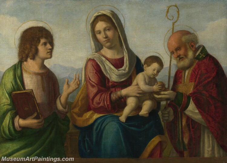 Giovanni Battista Cima da Conegliano The Virgin and Child with Saints Painting