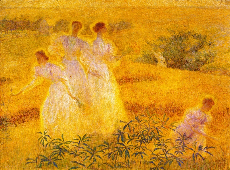 Girls in Sunlight by Phillip Leslie Hale