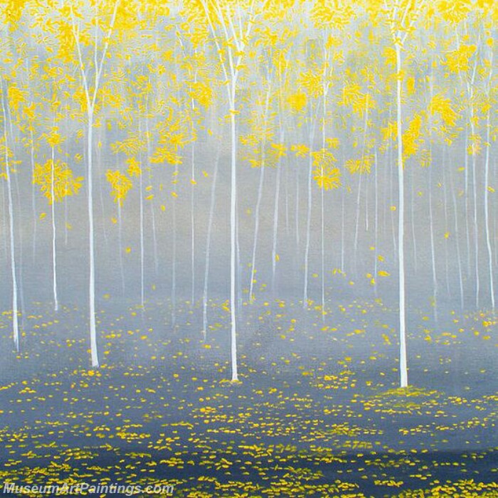 Golden Tree Painting Modern Abstract Art for Sale GT05