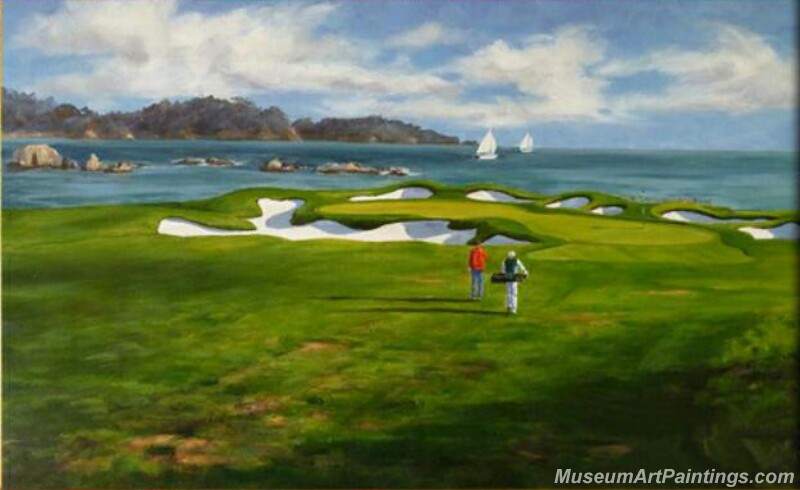 Golf Landscape Oil Painting GP02