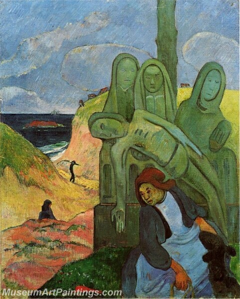 Green Christ Painting