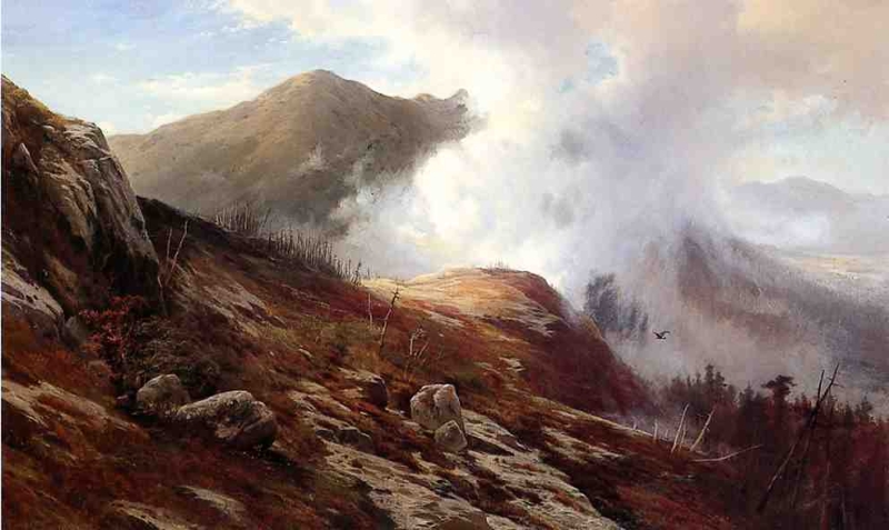 Half Way Up Mt Washington by Edward Moran