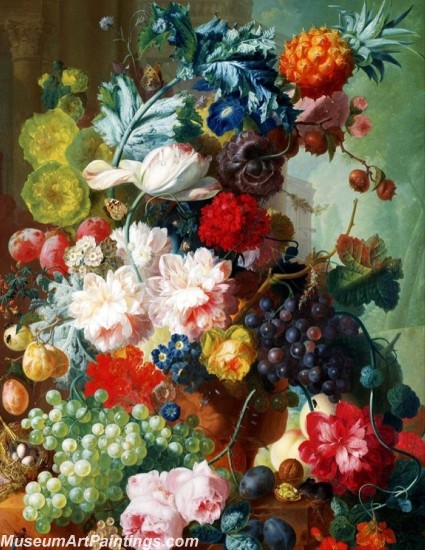 Hand Painted Flower Paintings 028