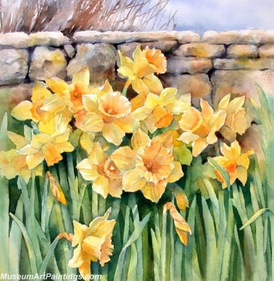 Hand Painted Flower Paintings 037