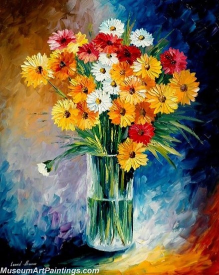 Hand Painted Flower Paintings 048