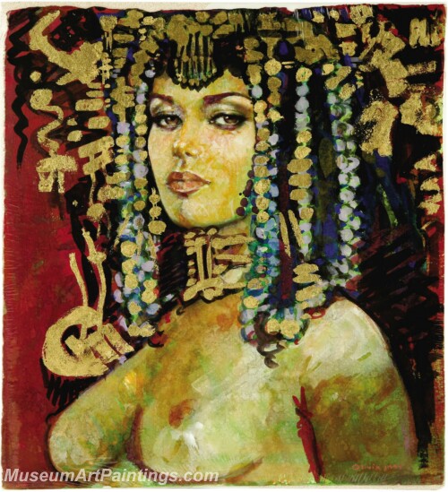 Handmade Beautiful Modern Sexy Pin Up Girls Paintings M1309