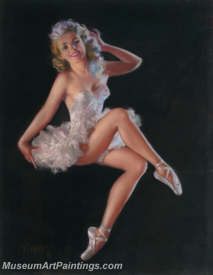 Handmade Beautiful Modern Sexy Pin Up Girls Paintings M1389