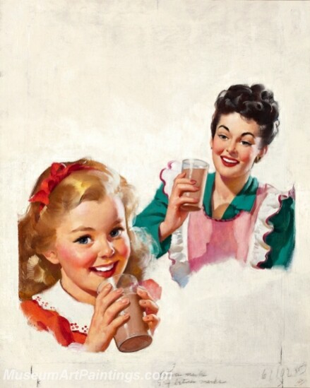 Handmade Beautiful Modern Sexy Pin Up Girls Paintings M500