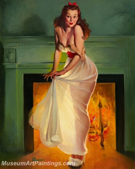 Handmade Beautiful Modern Sexy Pin Up Girls Paintings M507